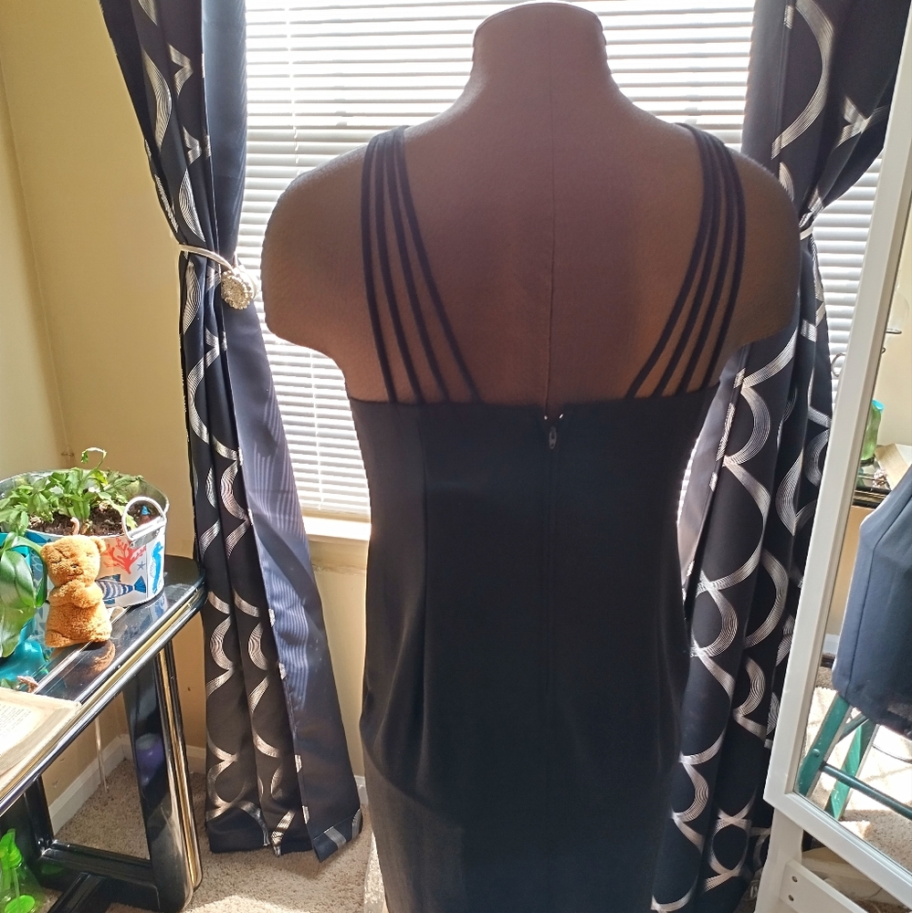 Black Sequence Top Dress - image 2